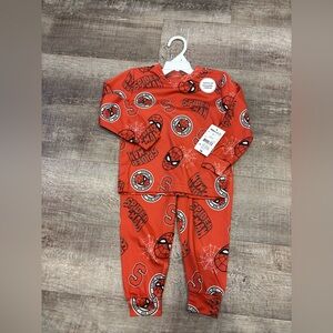 Marvel Spider-Man Kids Pajama Set - Red and Black